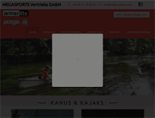 Tablet Screenshot of mega-sports.com